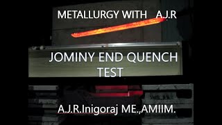 JOMINY END QUENCH TEST [upl. by Eidnarb]