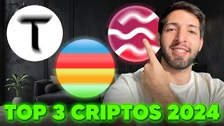 TOP 3 CRIPTOMONEDAS 2024 Futuros Millonarios [upl. by Nikita698]