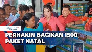 Perkumpulan Hakka Indonesia dan Panitia Singkawang Christmas Day Bagikan Paket Natal Untuk Warga [upl. by Guillema]