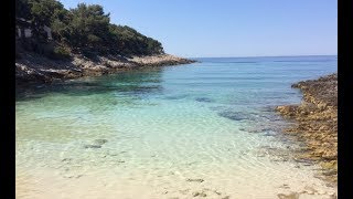 Beaches on Mali Lošinj Croatia [upl. by Yeslehc]