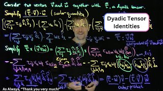 Dyadic Tensor Identities [upl. by Nnyliram]