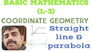 BASIC MATHEMATICS L3 COORDINATE GEOMETRY STRAIGHT LINE amp PARABOLA  CLASS 11NEET IITJEE PHY [upl. by Aitnwahs]