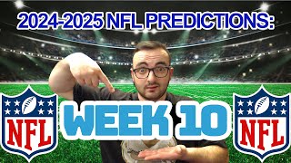 NFL Predictions Week 10  20242025 Season [upl. by Nine51]