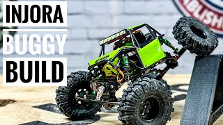 NEW Injora SCX24 Rock Buggy Build  The Real Mini Capra Assembly Review Crawling amp More [upl. by Anelem390]