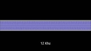 1kHz to 18 kHz High frequency sine wave test tone [upl. by Zetneuq207]