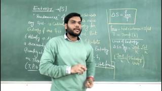 IITJEE Entropy amp Change in EntropyBasics Thermo Dynamics amp ChemistryPart41 By A Arora [upl. by Meesaw320]