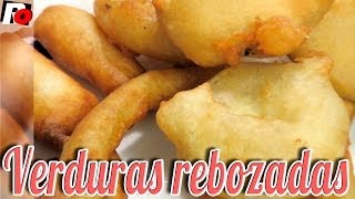 Verduras rebozadas crujientes  Recetas de cocina [upl. by Backler667]