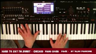 Hard To Say Im Sorry CHICAGO  Cover on Pa4X  by Aldo Piancone [upl. by Namad]