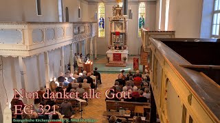 EG 321 Nun danket alle Gott Posaunenchor und Truhenorgel [upl. by Kwabena]