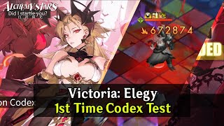 Alchemy Stars First Time using Victoria Elegy in Codex [upl. by Hanafee]