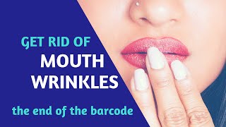 GET RID OF MOUTH WRINKLES  BARCODE WRINKLES [upl. by Tollman21]