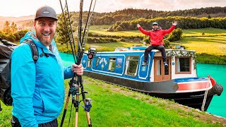 Is This Every Fishermans Dream LIVING and FISHING on a Narrowboat [upl. by Enamrahc314]