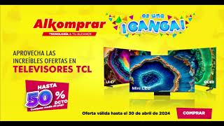 Hasta 50 OFF en televisores TCL 🔥  Alkomprar [upl. by Joshuah]