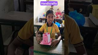 Handicrafts  handicrafts activity school shorts viral [upl. by Pittel]