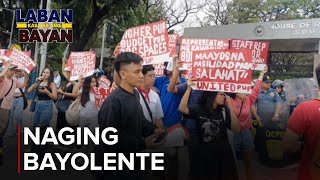 Mga estudyanteng gumawa ng rally naging bayolente [upl. by Enilrahc379]