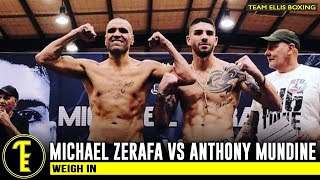 Michael Zerafa vs Anthony Mundine  Weigh In [upl. by Rudman528]