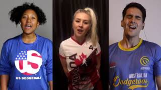 World Dodgeball Association  Ready For New York Anthem 2018 [upl. by Isidoro]