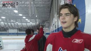 Nico Hischier arrives at Mooseheads camp [upl. by Eiznekcm409]