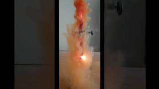 Bromine water reacts vigorously with aluminium 🔥 🔥 [upl. by Sean]