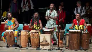 Ghana Traditional Drumming Performance with Koffie Fugah and WALA Group [upl. by Airrotal310]