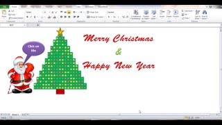 Create a Blinking Christmas Tree in Excel [upl. by Lorine]