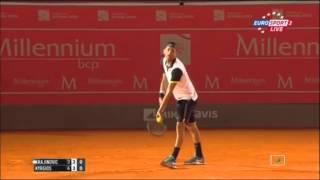 Nick Kyrgios vs Filip Krajinovic Highlights Estoril 2015 [upl. by Llebiram]