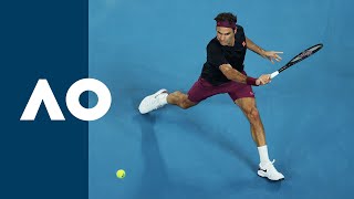 Roger Federer vs Filip Krajinovic  Extended Highlights 2R  Australian Open 2020 [upl. by Abbie]