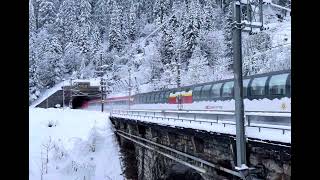 ÖBBSBB Eurocity EC 163 🇨🇭ZürichGraz 🇦🇹 in Langen am Arlberg  Arlbergtunnel [upl. by Aivon]