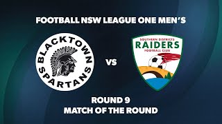 League One Mens Round 9 Blacktown Spartans FC v SD Raiders FC [upl. by Attem]