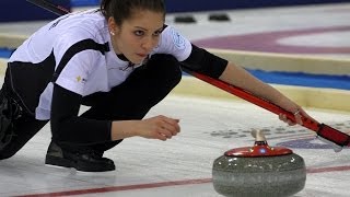 CURLING AUSSUI WCF World Mixed Doubles Chp 2014  Group C [upl. by Enilekcaj]