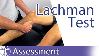 Lachman Test  Cruciate Ligament [upl. by Oliy]