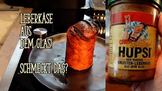 Hupsi  Leberkäse aus dem Glas  Schmeckt das wirklich Der große Test [upl. by Ilyk]