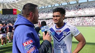 Jersey Flegg Grand Final Karl Oloapu Interview [upl. by Bullard]