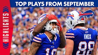 Buffalo Bills Top Plays Of September  2023 NFL Season [upl. by Notlil141]