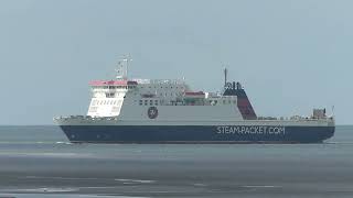 Manxman amp Ben My Chree Heysham 24th August 2023 [upl. by Knorring]