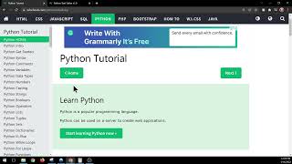 W3schools Python Tutorials First Video in Series [upl. by Ponzo810]