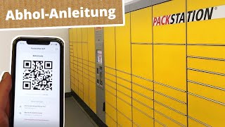 Paket aus Packstation abholen amp Hilfe wenn Paket in Packstation vergessen [upl. by Aenyl265]