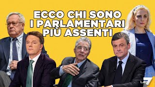 Ecco chi sono i parlamentari più assenti spuntano nomi interessanti [upl. by Pylle]