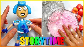 Satisfying Slime ASMR amp Clay Cracking Storytime  The Amazing Digital Circus🤡 [upl. by Anilef494]