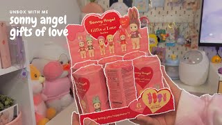 unboxing sonny angel gifts of love series full box  secret ❤️🍫 [upl. by Roi963]