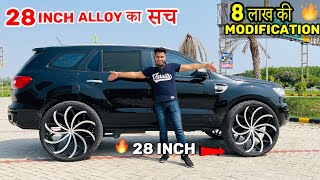 😱🔥28 inch Alloy Wheels का सच जानलो 😱🔥Black ENDEAVOUR Modified 28 INCH Alloy Wheels 8Lakh [upl. by Lainad]