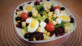 salade facile et rapide سلائط صحية لشهر رمضان💖💖💖 [upl. by Derrick]