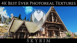 INSANE 4K TEXTURE MOD  TAMRIEL RELOADED HD  Skyrim Ultra ENB Photoreal Graphics  Nvidia GTX 1080 [upl. by Haelhsa68]