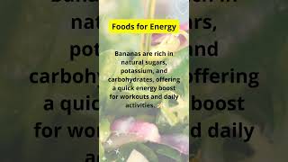 Foods for Energy [upl. by Repmek]