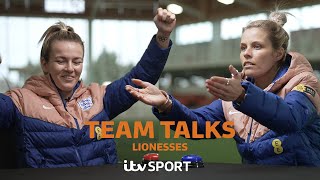 Guess the Lioness gets HEATED 👀🤣  Team Talks with Lauren Hemp amp Rachel Daly  Part 2  ITV Sport [upl. by Malan]