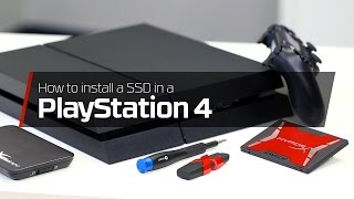 How to upgrade the PS4 with a SSD  HyperX [upl. by Amlus]