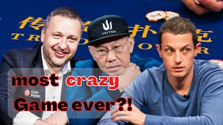 The most crazy Game ever Pot Limit Omaha 10002000 CASH GAME from Triton Poker Madrid 2022 [upl. by Rance]