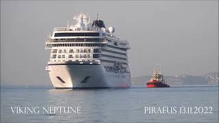 VIKING NEPTUNE maiden arrival at Piraeus Port [upl. by Ocirema]