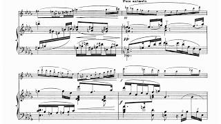 Philippe Gaubert Nocturne et Allegro Scherzando for Flute amp Piano Score video [upl. by Attenrad]