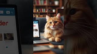 TINDER for CAT 😽 cuteanimal catvideos cat [upl. by Notaek]